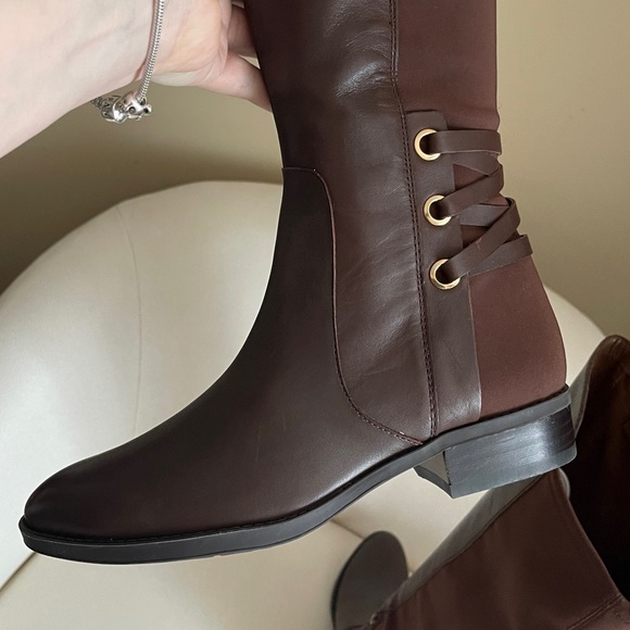 NEW Vince Camuto "Pauletta" Tall Shaft Boots in a brown/chocolate colorway - Picture 9 of 15